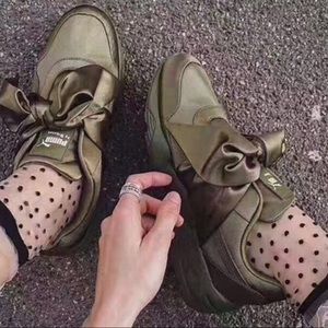 PUMA FENTY BY RIHANNA BOW SNEAKER – OLIVE GREEN